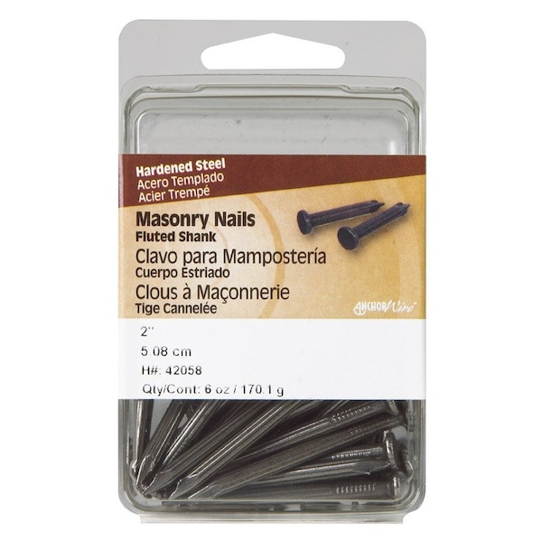 Hillman Common Nail, 2 in L, Steel, 5 PK 42058 - main